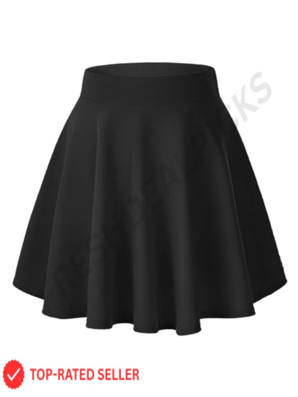 Stretchy Flared Mini Skater Skirt A-Line Casual Cosplay Dance